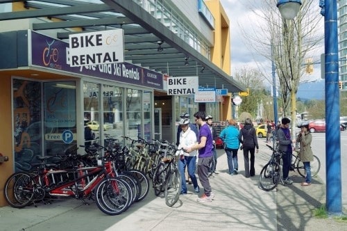 What Assortment Does This Stanley Park Bike Rental Offer?